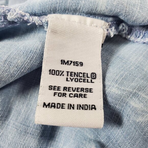 Summer Palm Tree Shirt Dress - Picture 6 of 10